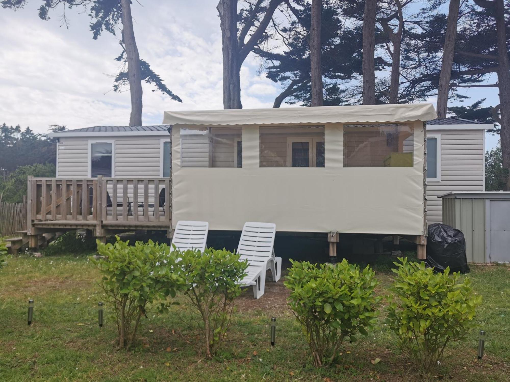 Mobilhome Vue Ocean La Costa Breizha Quiberon Luaran gambar