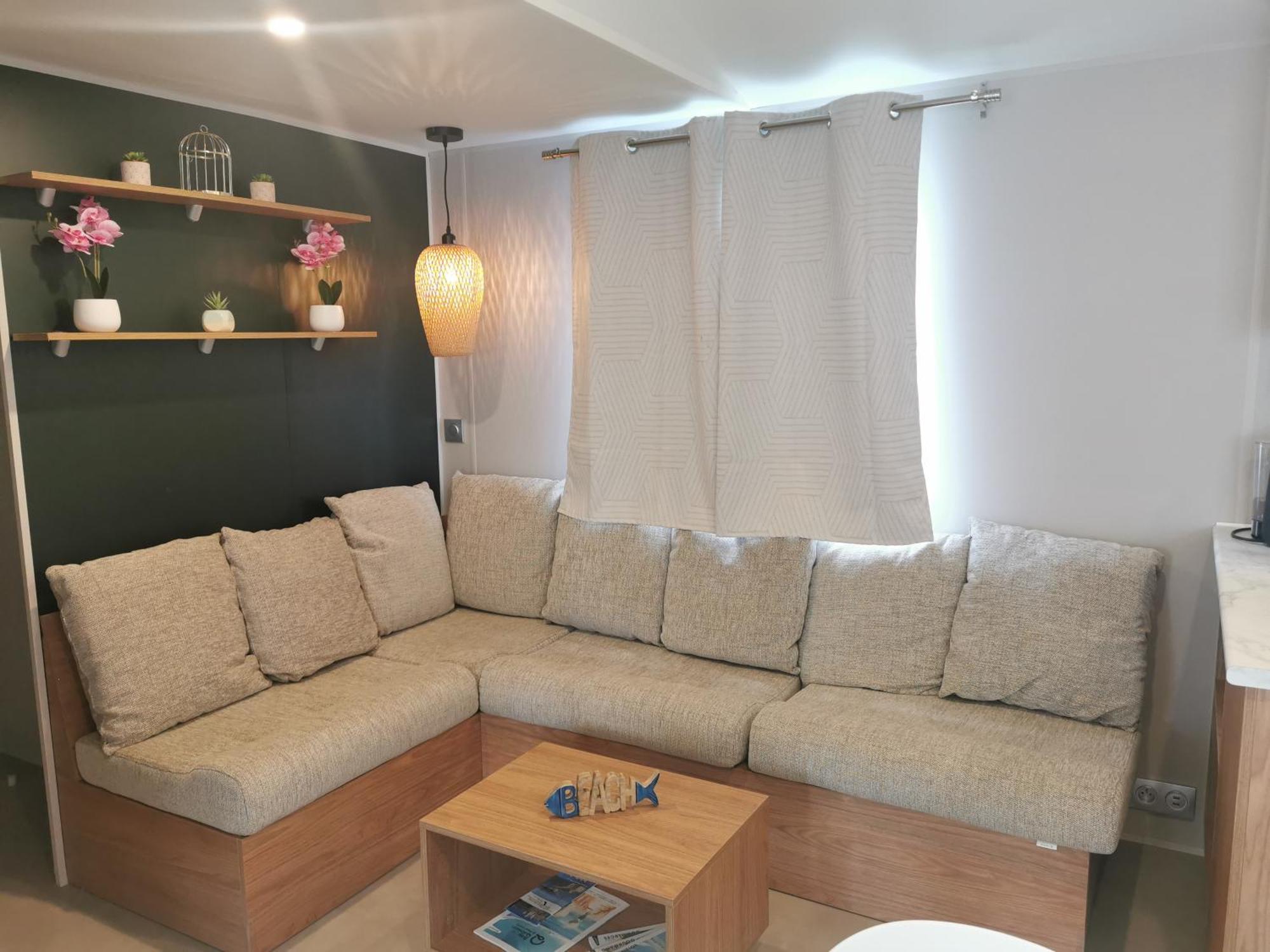 Mobilhome Vue Ocean La Costa Breizha Quiberon Luaran gambar