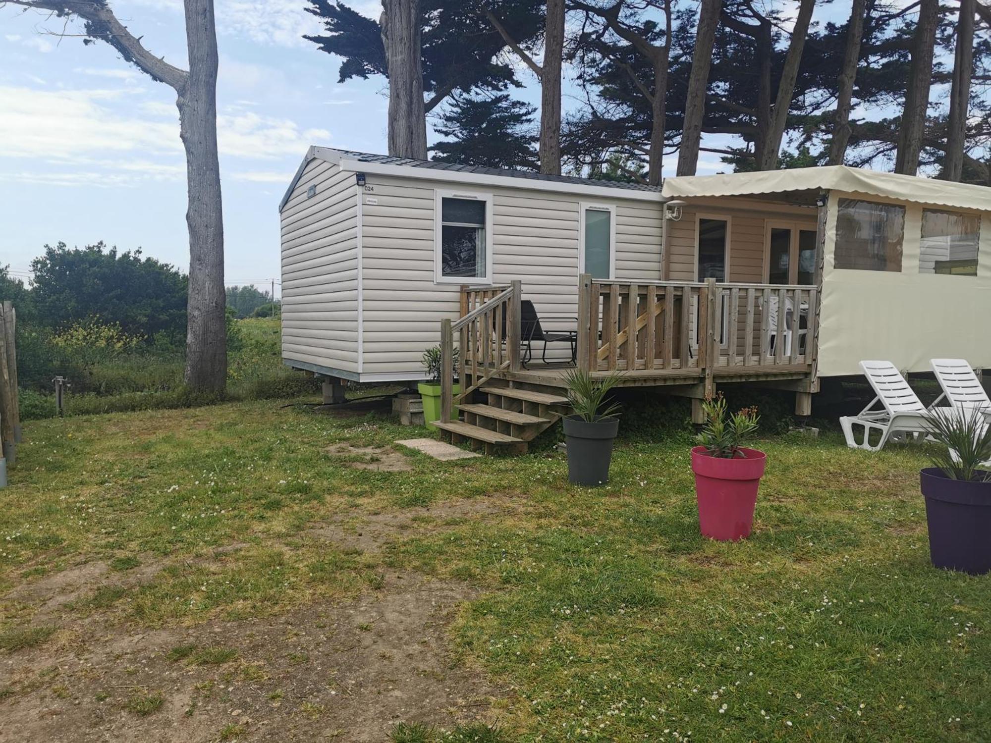 Mobilhome Vue Ocean La Costa Breizha Quiberon Luaran gambar