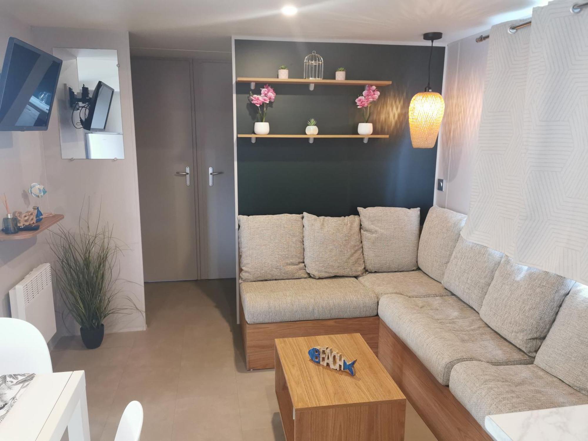 Mobilhome Vue Ocean La Costa Breizha Quiberon Luaran gambar