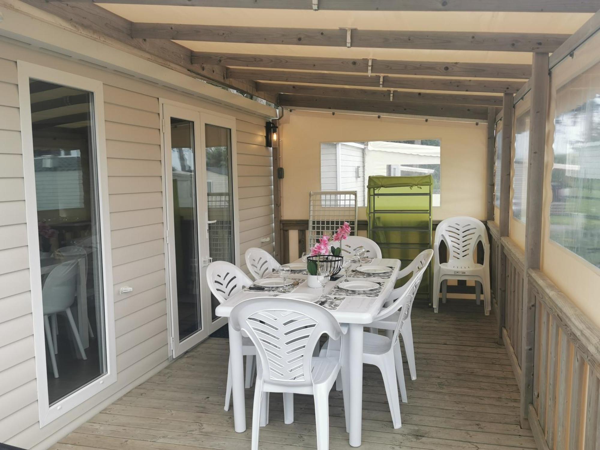Mobilhome Vue Ocean La Costa Breizha Quiberon Luaran gambar